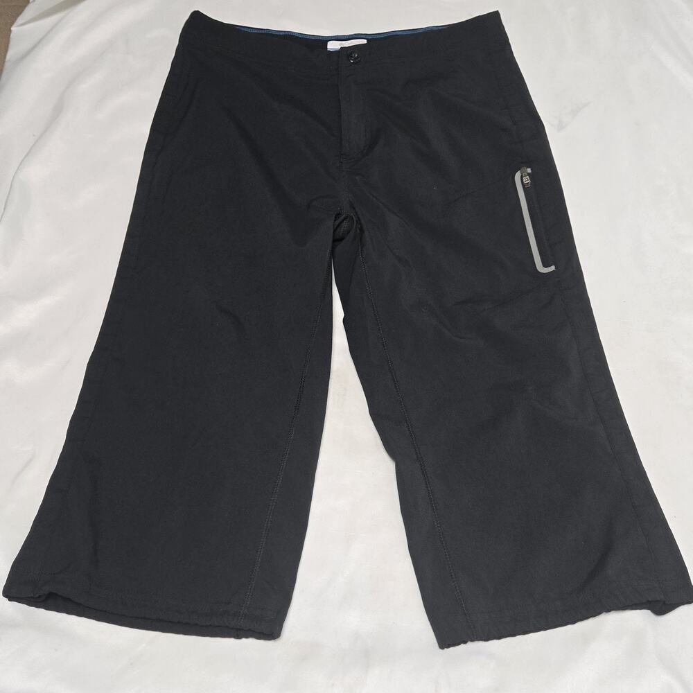 Columbia Nylon Blend Capri Pants Size 8 Black